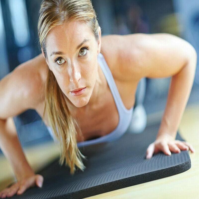 20MM Thick Yoga Mat Pad NBR Nonslip Exercise Fitness Pilate Gym Durable - Black