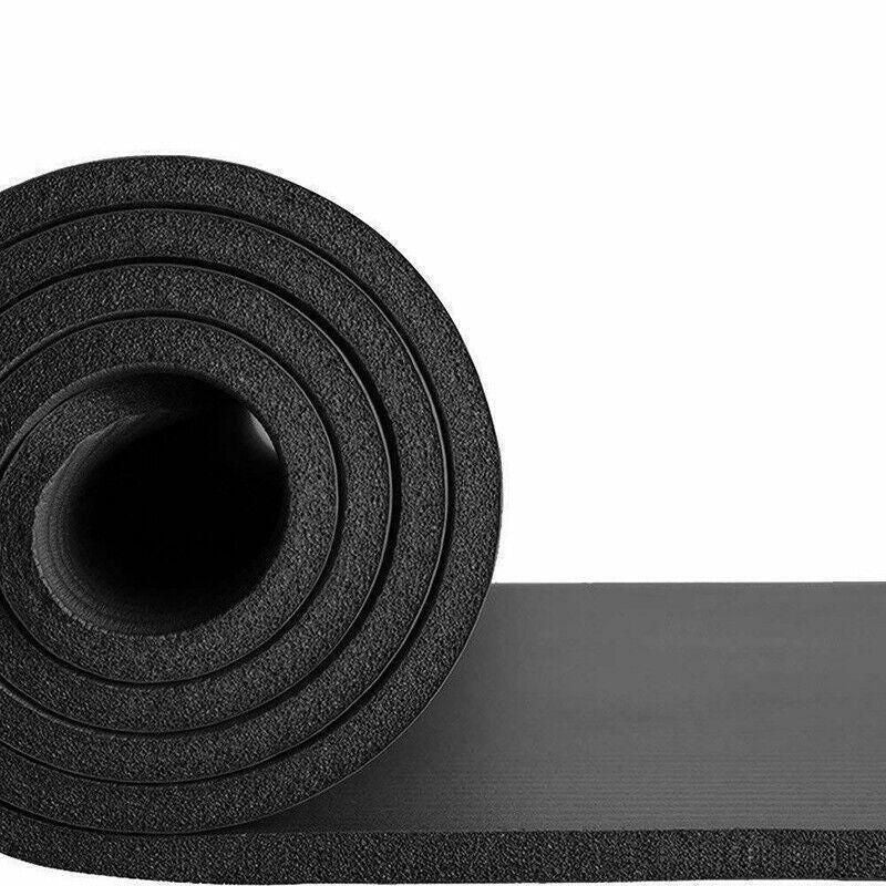 20MM Thick Yoga Mat Pad NBR Nonslip Exercise Fitness Pilate Gym Durable - Purple