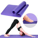 20MM Thick Yoga Mat Pad NBR Nonslip Exercise Fitness Pilate Gym Durable - Purple