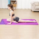 Non Slip Yoga Towel Mat Microfiber Fitness Gym Exercise Blanket with Carry Bag - Light Purple