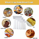 100X Bulk Clear Resealable PE Plastic Zip Bags - 20*28cm 100PCS