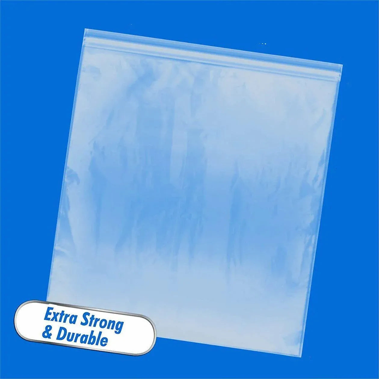 100X Bulk Clear Resealable PE Plastic Zip Bags - 35*45cm 100PCS