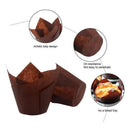 1000PCS Grease-proof Cupcake Liners Muffin Cup Cake Paper Cup Large - Cowhide