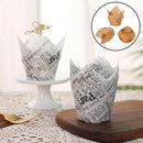 1000PCS Grease-proof Cupcake Liners Muffin Cup Cake Paper Cup Large - Cowhide