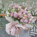 100PCS Waterproof Flower Gift Wrapping Paper Florist Bouquet Craft Packaging - Pink