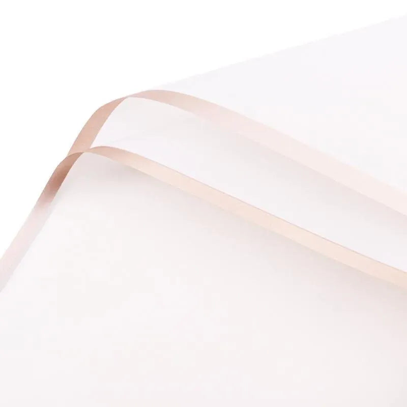 100PCS Waterproof Flower Gift Wrapping Paper Florist Bouquet Craft Packaging - Pink