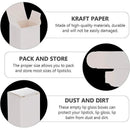 100PCS Empty Lip Balm Tube Packaging Carton Box Lipstick DIY Paper Case 2.8-3.1 - Black-2.8x2.8x8.5cm