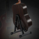 Folding Guitar Stand Floor Rack Electric Acoustic Bass Gig Holder Rack Portable