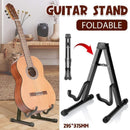 Folding Guitar Stand Floor Rack Electric Acoustic Bass Gig Holder Rack Portable