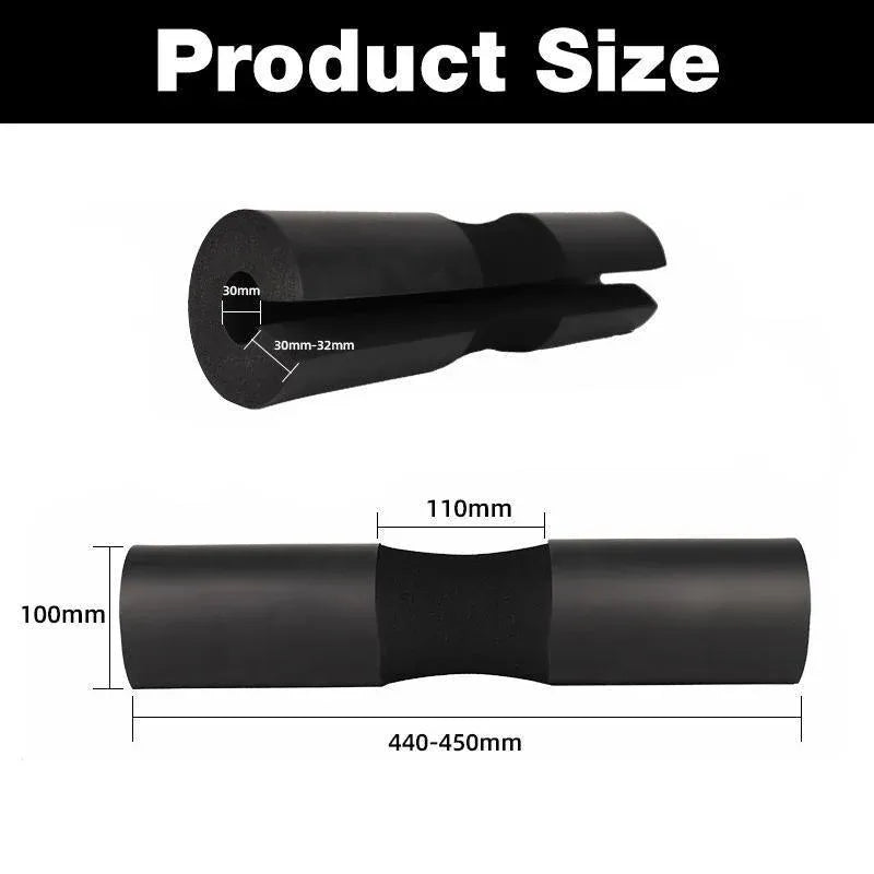 Squat Pad Barbell for Squats Lunges Hip Thrusts Neck Shoulder Protective Support - Pink