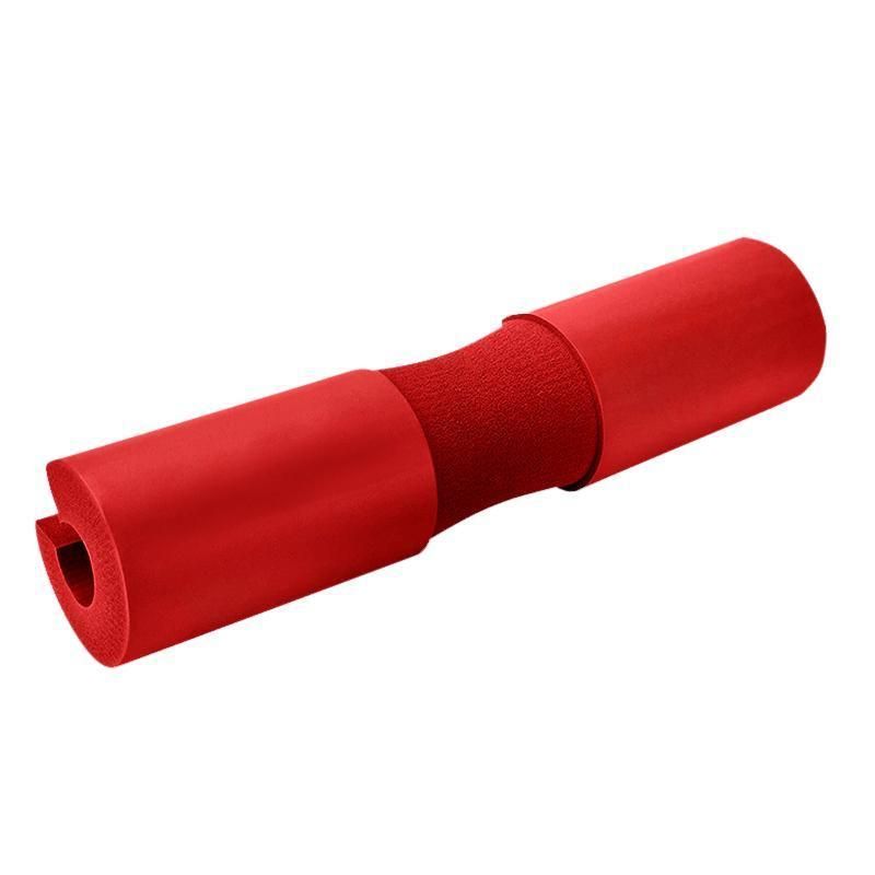 Squat Pad Barbell for Squats Lunges Hip Thrusts Neck Shoulder Protective Support - Red