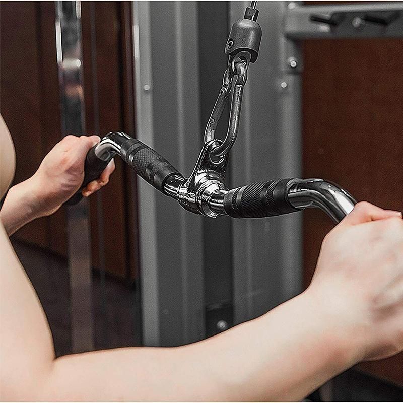 Rotating Close Grip Triangle Handle - Cable Pulley Attachment (1 Piece)