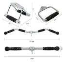 Rotating Close Grip Triangle Handle - Cable Pulley Attachment (1 Piece)