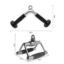 Tricep Press-Down Bar - Cable Pulley Attachment LAT Pull Down (1 Piece)