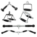 EZ Curl Pull-Down Bar - Cable Pulley Attachment LAT Bar (1 Piece)