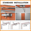 Hydraulic Automatic Door Closer with Adjustable Closing Speed, Soft Close - 1 Pc