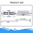 Hydraulic Automatic Door Closer with Adjustable Closing Speed, Soft Close - 1 Pc