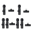 Wireless Lavalier Microphone Mini Mic For Android iPhone iPad Vlog Live Stream - Type-C (Two Microphones)