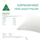 Luxor Australian Made Hotel Quality Pillow Standard Size Four Pack
