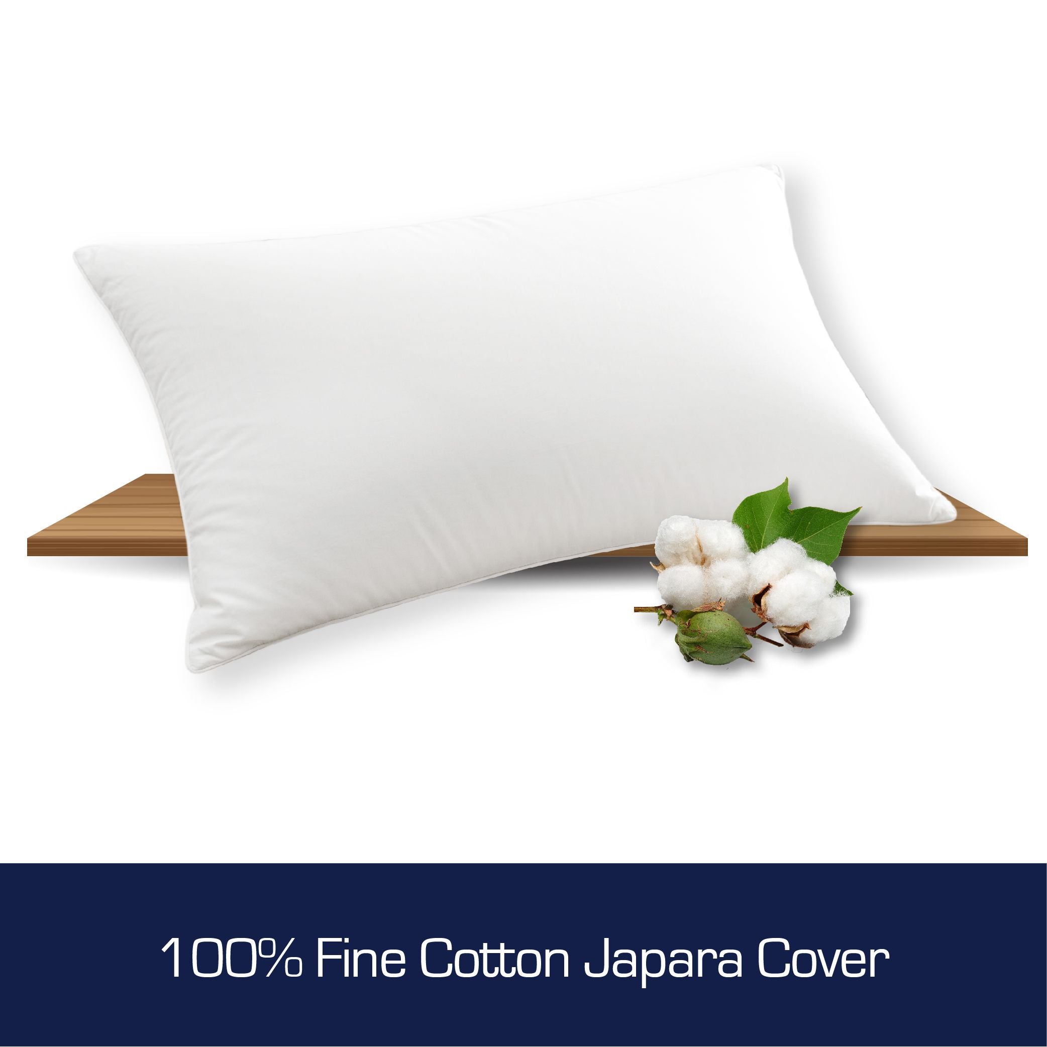 Luxor Australian Made Hotel Quality Pillow Standard Size Four Pack