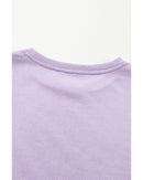 Phalaenopsis Mineral Wash Colorblock Arm Patchwork Oversize Top - XL