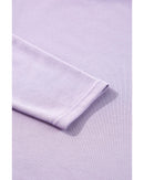 Phalaenopsis Mineral Wash Colorblock Arm Patchwork Oversize Top - XL