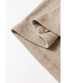 Parchment Seam Detail Lace Contrast Cuffs Raglan Sleeve Top - L