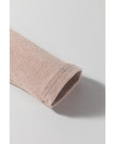 Khaki Colorblock Long Sleeve Crew Neck Top - L