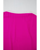 Rose Red Oversized Color Block Boat Neck Tunic Blouse - M