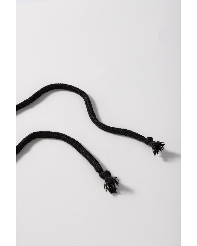 Parchment Textured Colorblock Long Sleeve Quarter Zip Drawstring Hooded Top - M