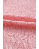 Blossom Floral Lace Sheer Long Sleeve Top - S