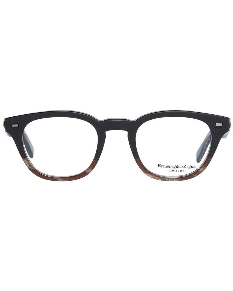 Zegna Couture Men's Brown  Optical Frames - One Size