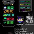 Programmable LED Matrix Panel Flexible Screen IP65 with APP Control 70*173mm