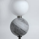 Murano Floor Lamp - Brass/Pewter