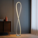 Infinite LED Floor Lamp - Chrome