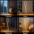 Infinite LED Floor Lamp - Chrome