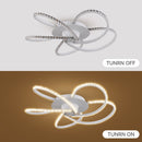 Irie Dimmable 5 Lights LED Ceiling Light - White
