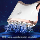 Colour Light Meridian Dredging Massager Sm-2102 - White Gold