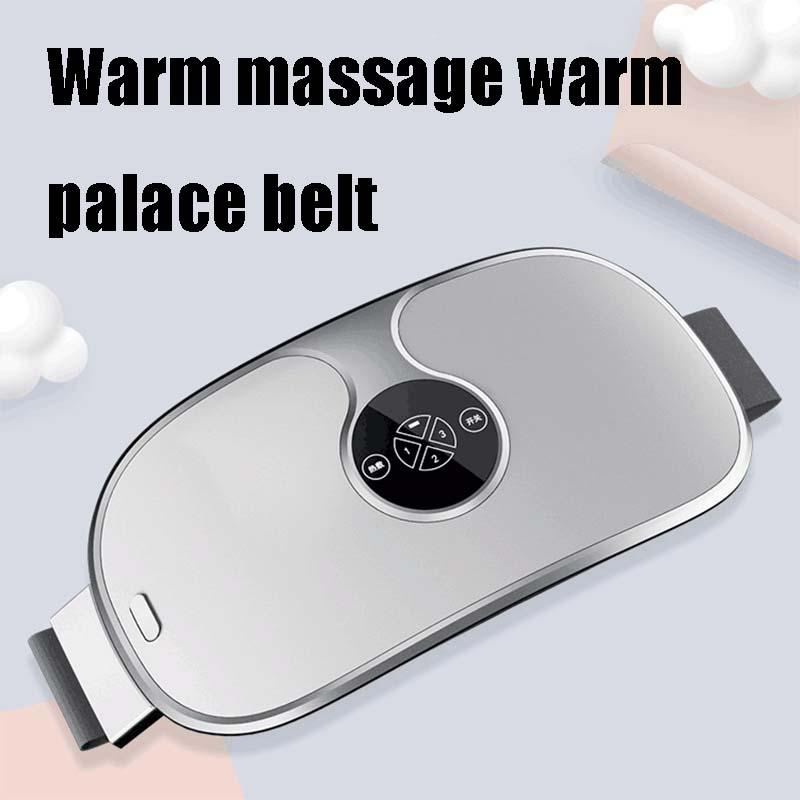 Vibrating Infrared Heat Massage Belt - Pink