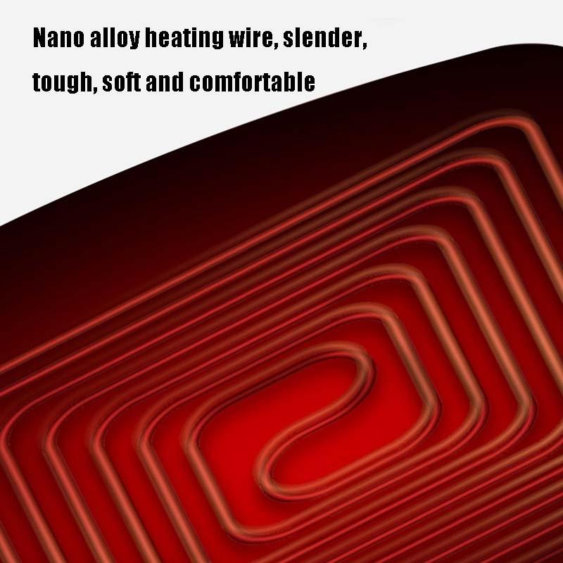 Vibrating Infrared Heat Massage Belt - White