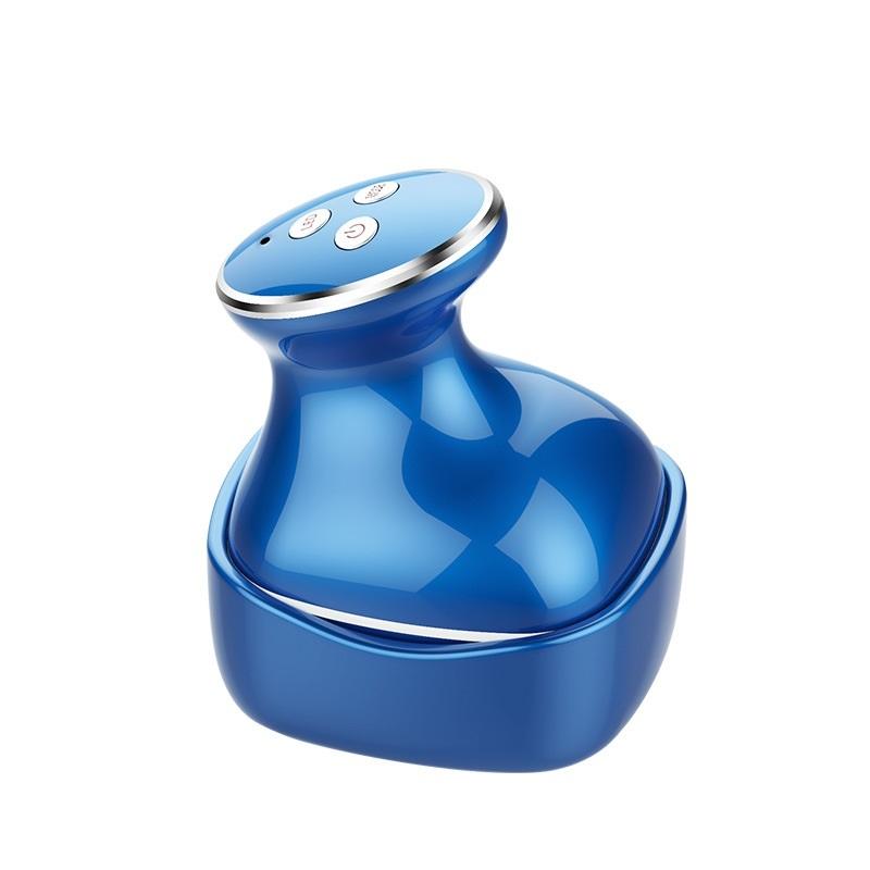 Electric Scalp Massager Multifunctional Vibration Therapy - Blue