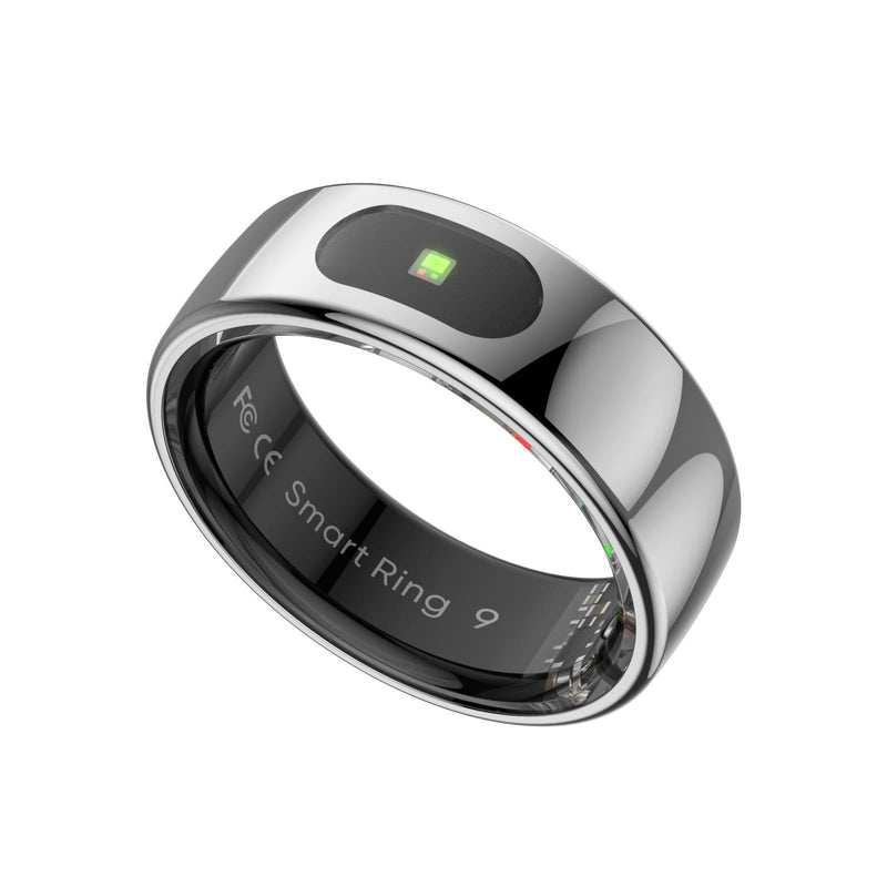 7 Smart Ring Heart Rate Blood Oxygen Sleep Sports - Silver