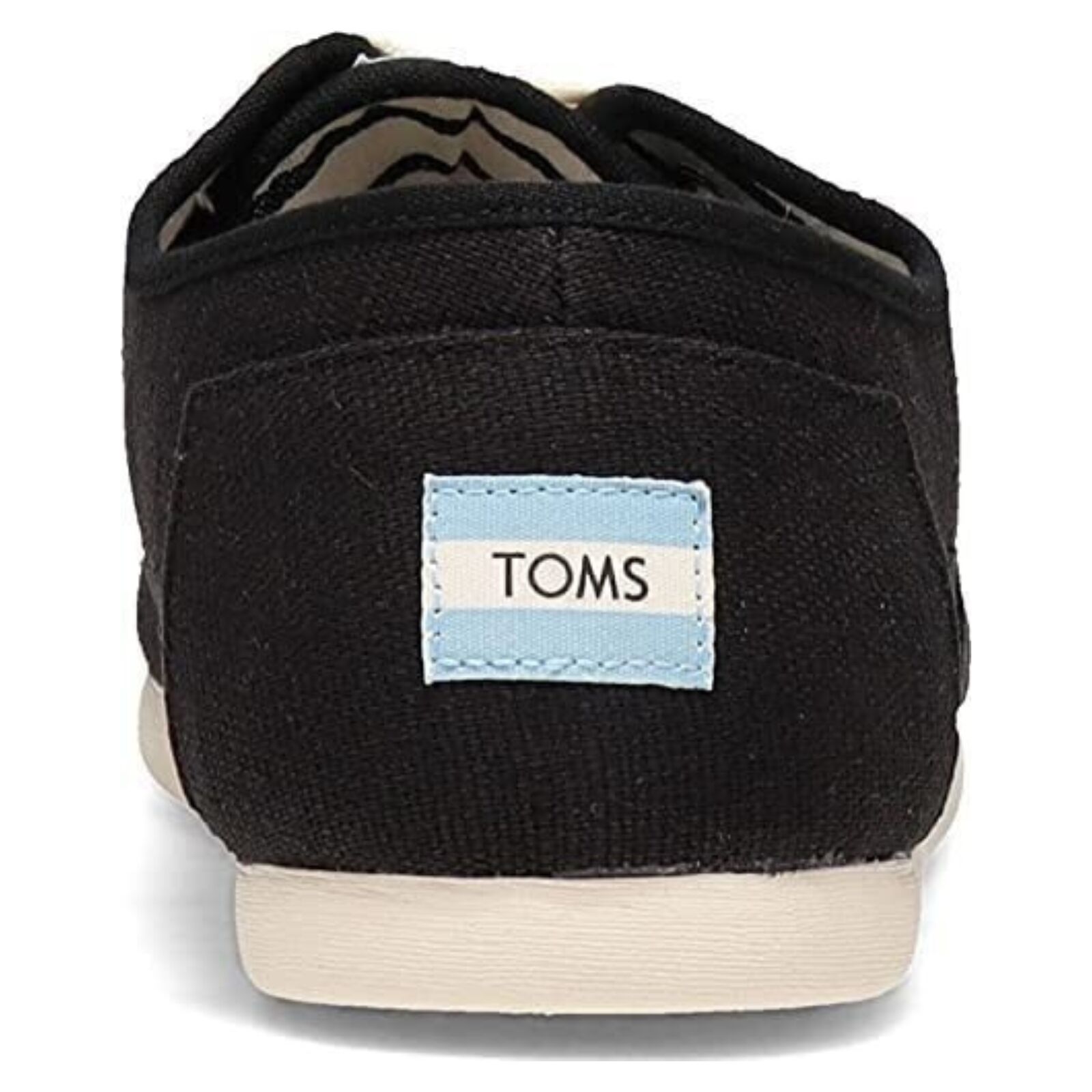 TOMS Heritage Mens Canvas Casual Shoes Sneakers Lace Up Low Cut - Black