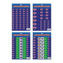 Australian Flag Stickers – 4x A4 Sheets of Festive Stickers for Australia Day Celebrations
