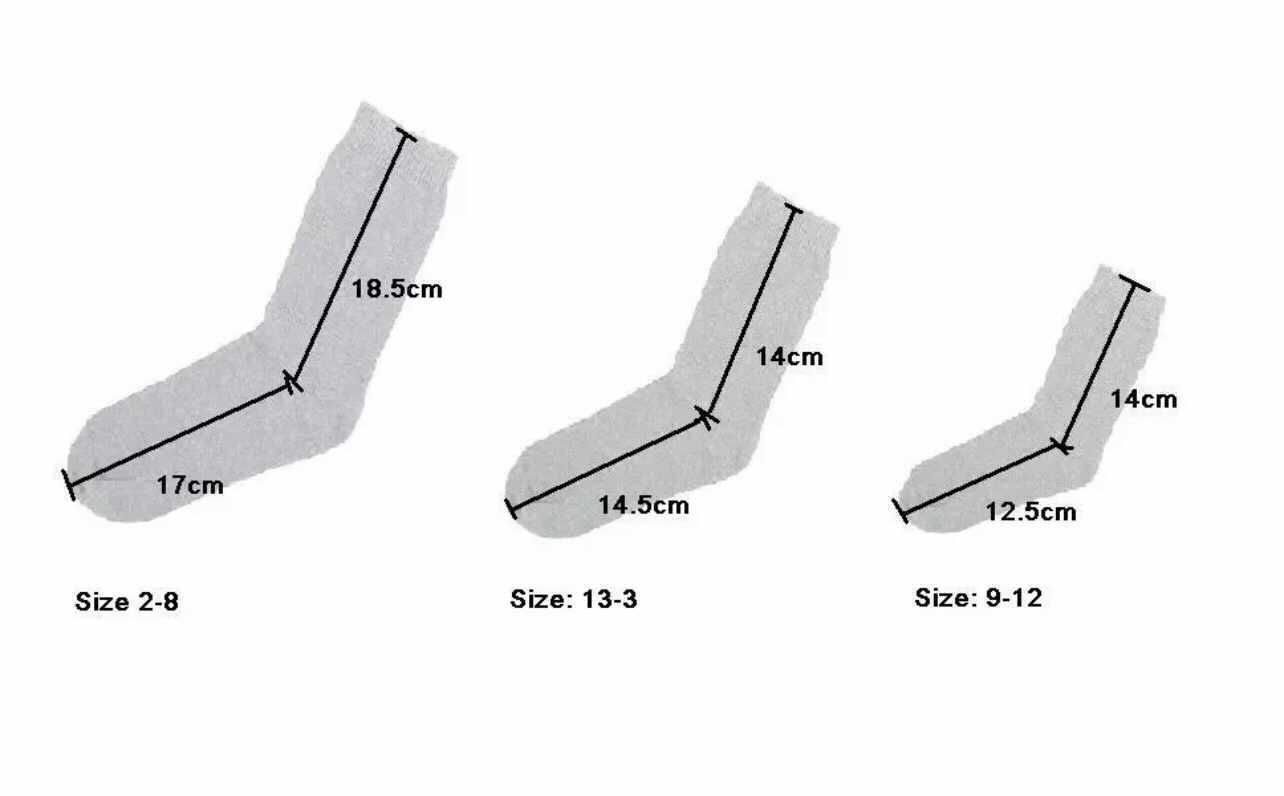 12x Pairs SCHOOL SOCKS Plain Cotton Rich Girls Boys School Uniform in Black