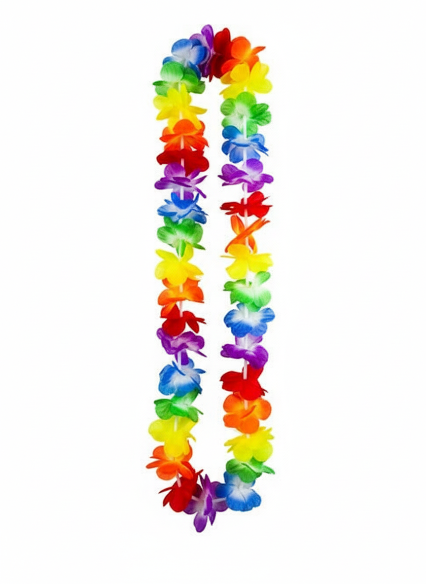 40cm HAWAIIAN LEI Tropical Beach Theme Hawaii Luau Party Garland Flowers