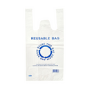 680pcs 26×50cm Eco Design Reusable Plastic Singlet Shopping Bags Grocery Carry Checkout
