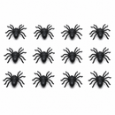 12x MINI FAKE SPIDERS Trick Halloween Scary Arachnids Joke Prank Small Gag Toy Bug