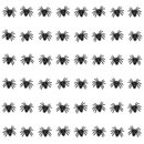 48x MINI FAKE SPIDERS Trick Halloween Scary Arachnids Joke Prank Small Gag Toy Bug