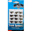 48x MINI FAKE SPIDERS Trick Halloween Scary Arachnids Joke Prank Small Gag Toy Bug